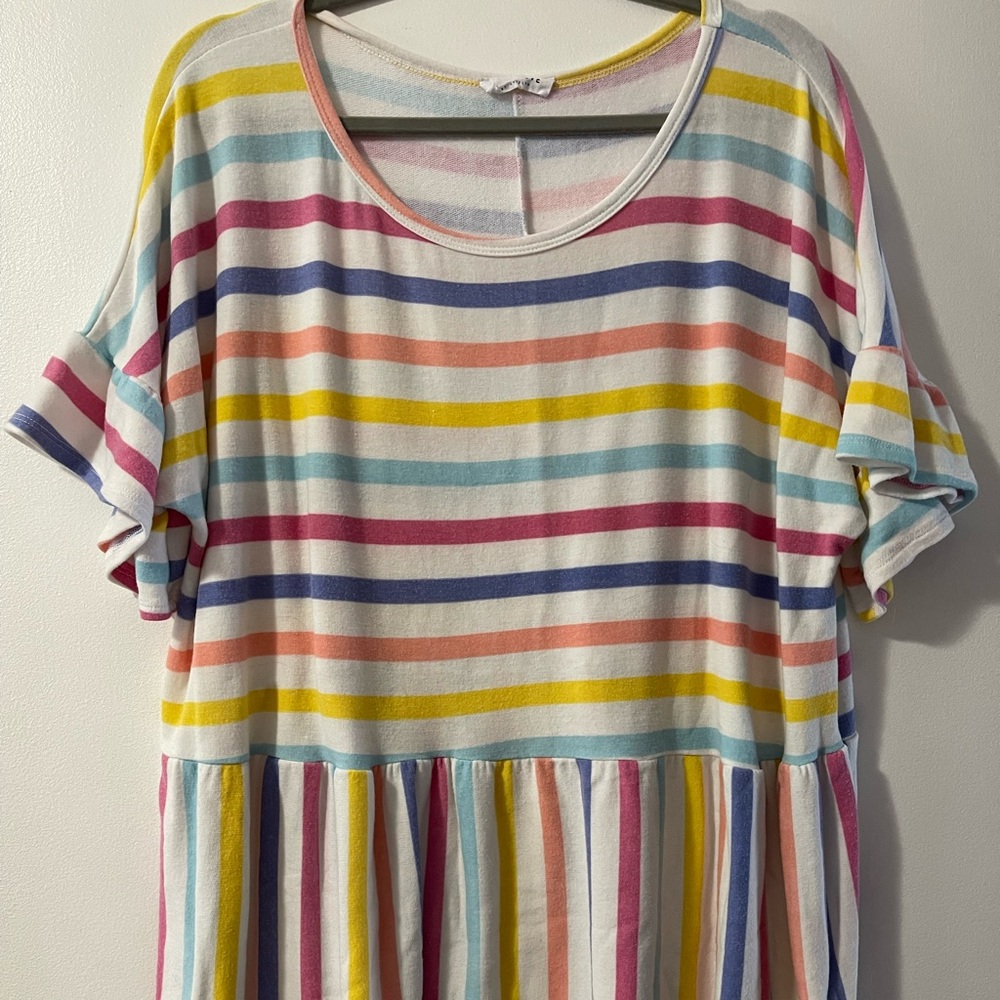 Terry Soft Stripe top